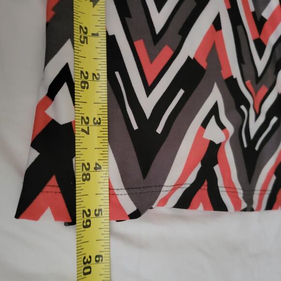 Robert Lewis Leggings Size Medium Very Colorful Geometric Design and Soft Comfy - Picture 9 of 9